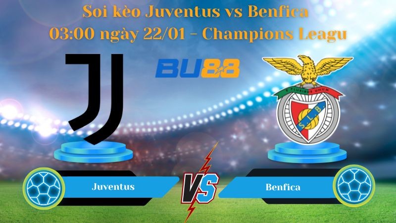 BU88 Nhận định bóng đá Juventus vs Benfica 03:00 ngày 22/01 - Champions League