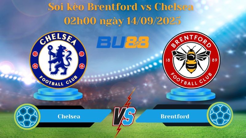 BU88 Nhận định soi kèo Brentford vs Chelsea 02h00 ngày 14/09/2025 - Ngoại hạng Anh